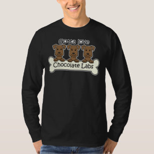 T-shirt Gotta Love Chocolate Labs