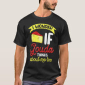 T-shirt Gouda Cheese Smoked Queso Slices Shredded (Devant)
