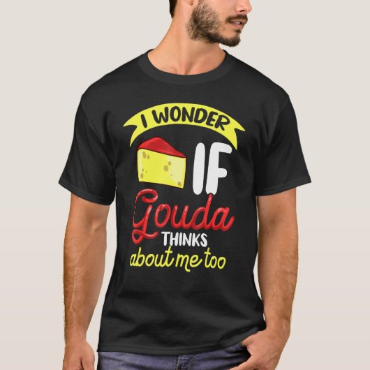 T-shirt Gouda Cheese Smoked Queso Slices Shredded (Devant)