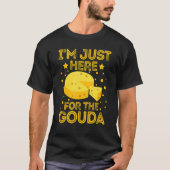 T-shirt Gouda Cheese Smoked Queso Slices Shredded  1 (Devant)