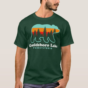 T-shirt Gouldsboro Lake Pennsylvania Bear Fishing Bateau