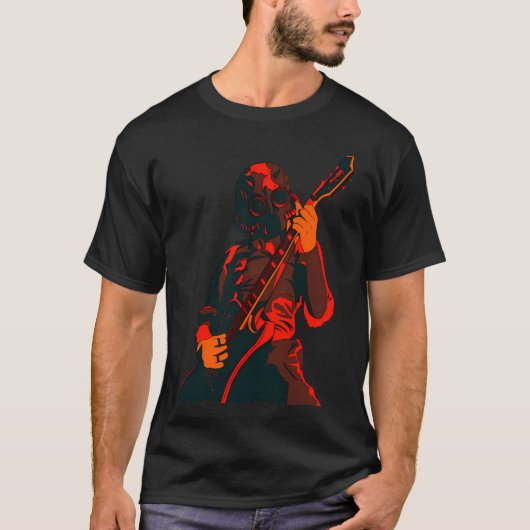 T-shirt Goule Rouge/Orange (Devant)