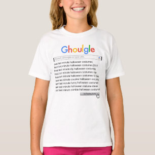 T-shirt Goulgle Dernière minute Halloween Costume Recherch