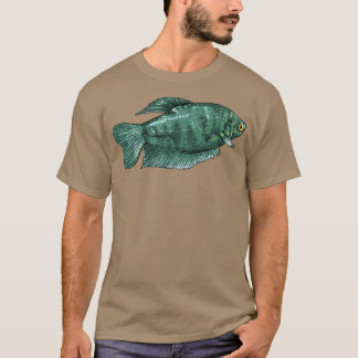 T-shirt Gourami Ornamental Poisson Aquarium Poisson Cadeau