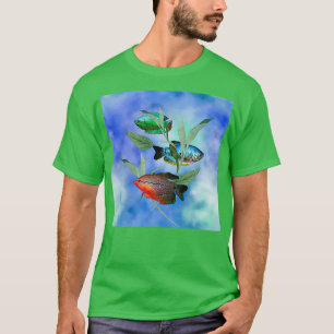 T-shirt Gouramis Pearl Dwarf Gourami Aquarium Tropical Fis