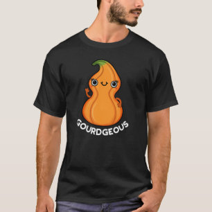 T-shirt Gourd geous Funny Gourd Veggie Pun Dark BG