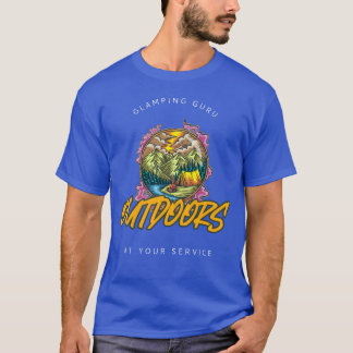 T-shirt Gourou de Glamping à Votre Service Femmes de Campi