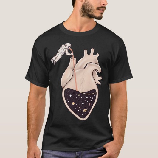 T-shirt Goût de l'espace intérieur (Devant)