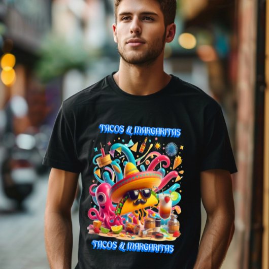 T-shirt Goût du Mexique Tacos et Margaritas