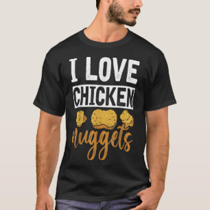 T-shirt Goût Fast Food Goy Goy Girl Cadeau Drôle poulet