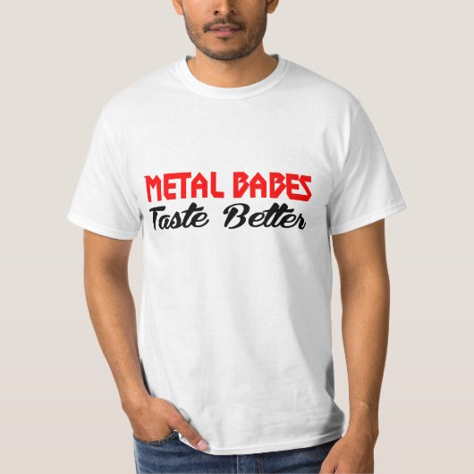 T-SHIRT GOÛT MÉTAL (Devant)