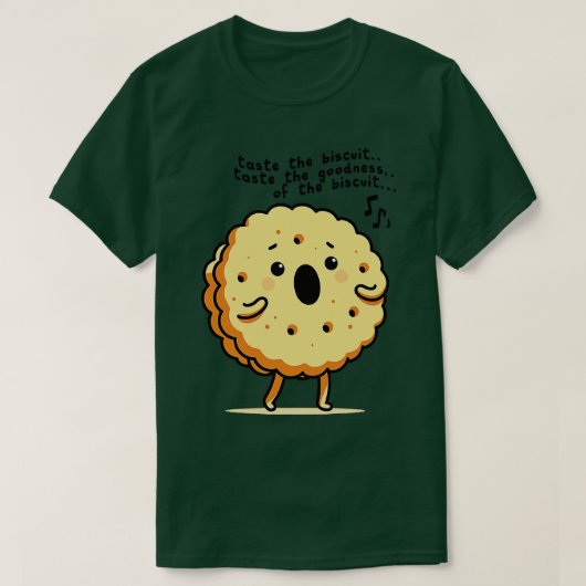 T-shirt Goûtez La Conception De Mème Biscuit (Design devant)