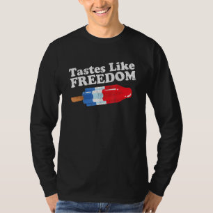 T-shirt Goûts Comme Freedom Popsicle 4 juillet Retro