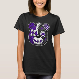 T-shirt Goutte d'ours Amour Iris foncé 3s Unisexe Corresp