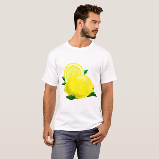 T-shirt Gouttes de citron (Devant entier)