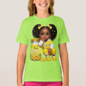 T-shirt Gouttes de Citron Coucher de Soleil (Devant)