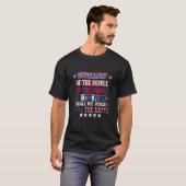 T-shirt Gouvernement Du Peuple Par Le Peuple Pour Le Peupl (Devant entier)