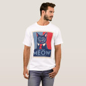 T-shirt Governor Meow for President ! (Devant entier)
