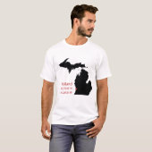 T-shirt GPS Coordinates of Holland Michigan (Devant entier)