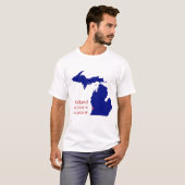 T-shirt GPS Coordinates of Holland Michigan (Devant entier)