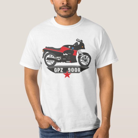 T-shirt GPZ900R moto (Devant)