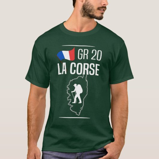 T-shirt GR20 la corse (Devant)