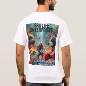 T-shirt GR8 Life x Titan Fluid Designer (Dos)