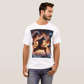 T-shirt GR8 Vie x Le Loup$ (Devant entier)