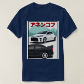 T-shirt gr yaris vs evo (Design devant)