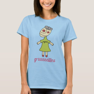 T-shirt Graaaaiins Vegan Zombie