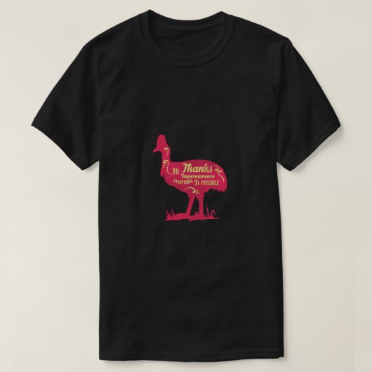 T-shirt Grâce à l'impermanence (Design devant)