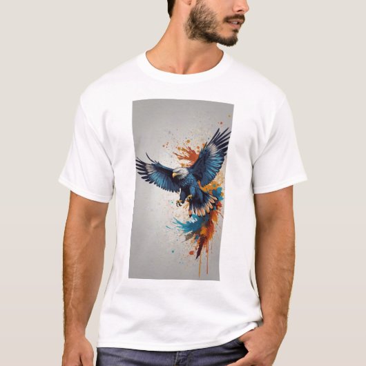 T-shirt Grace d'aigle en cristal : Chemises de force Iconi (Devant)