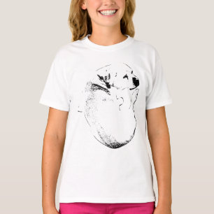 T-shirt Grace d'encre courbée