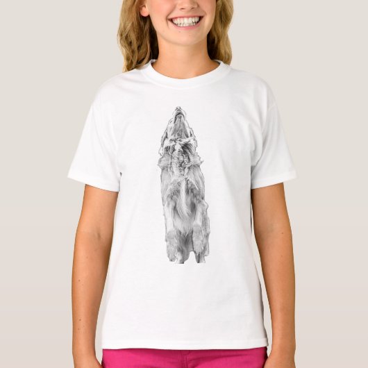 T-shirt Grâce dorée dans une lumière douce (Devant)