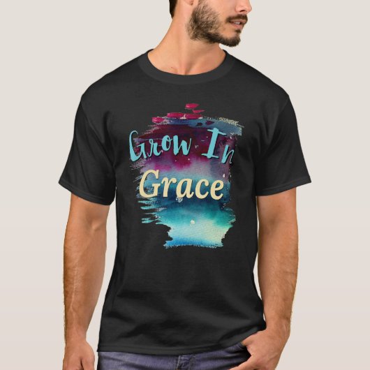 T-shirt Grace Écriture Christian Dit Art (Devant)