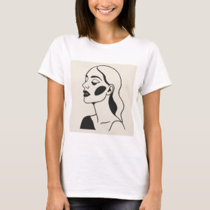 T-shirt Grace et élégance le portrait d'une femme noble