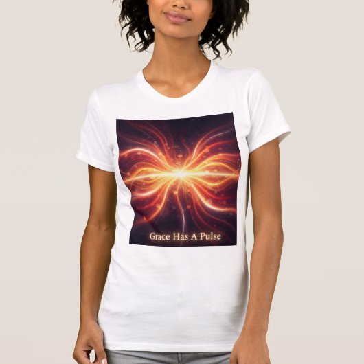 T-shirt Grace Has A Pulse Abstract Energy Art (Devant)