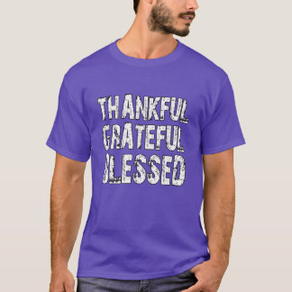 T-shirt grace thankful grateful blessed thanksgiving gift 