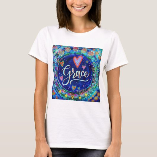 T-shirt "Grace" UN MOT Inspiribilité (Devant)