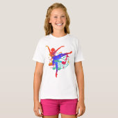 T-shirt Graceful Ballerina Art – Dance and Expression  (Devant entier)