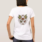 T-shirt Graceful Butterfly Swirl (Dos)