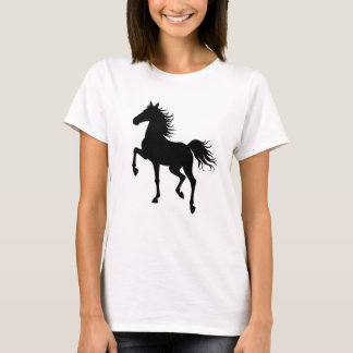 T-shirt Graceful Horse Silhouette en motion