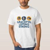 T-shirt Graceful, Loving, and Strong Berner Lover Tee (Devant)