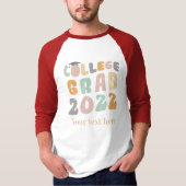 T-shirt Grad 2022 Senior Class Custom College Graduate (Devant)