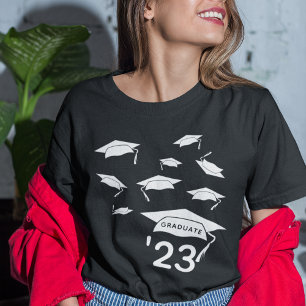 T-shirt Grad Casquette Confetti Classe de '25 Graduate