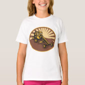 T-shirt Grader rétro (Devant)