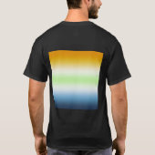 T-shirt Gradient AroAce Agender Pride (Dos)