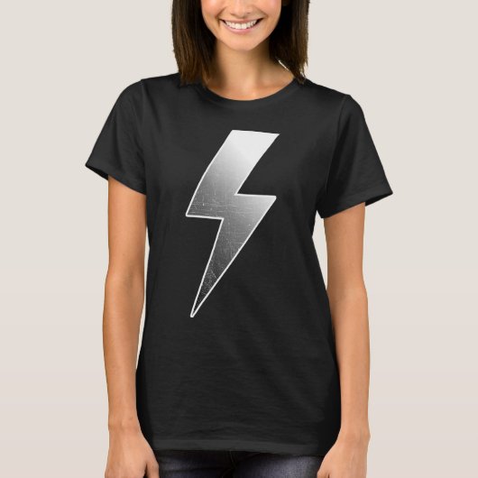T-shirt GRADIENT NOIR DÉSOLÉ RÉtro & Éclair BLANC (Devant)