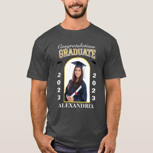T-shirt Graduate Photo Graduation Félicitations sur mesure