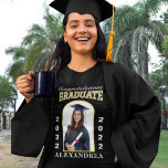 T-shirt Graduate Photo Graduation Félicitations sur mesure<br><div class="desc">Graduate Photo Graduation Félicitations Custom T-Shirt est grand à porter et surprendre le diplômé. C'est un beau cadeau des membres de la famille, des amis et des collègues au diplômé. Remplacez par vos informations et votre photo. Le diplômé sera fier de son diplôme et de sa reconnaissance. Merveilleux à utiliser...</div>